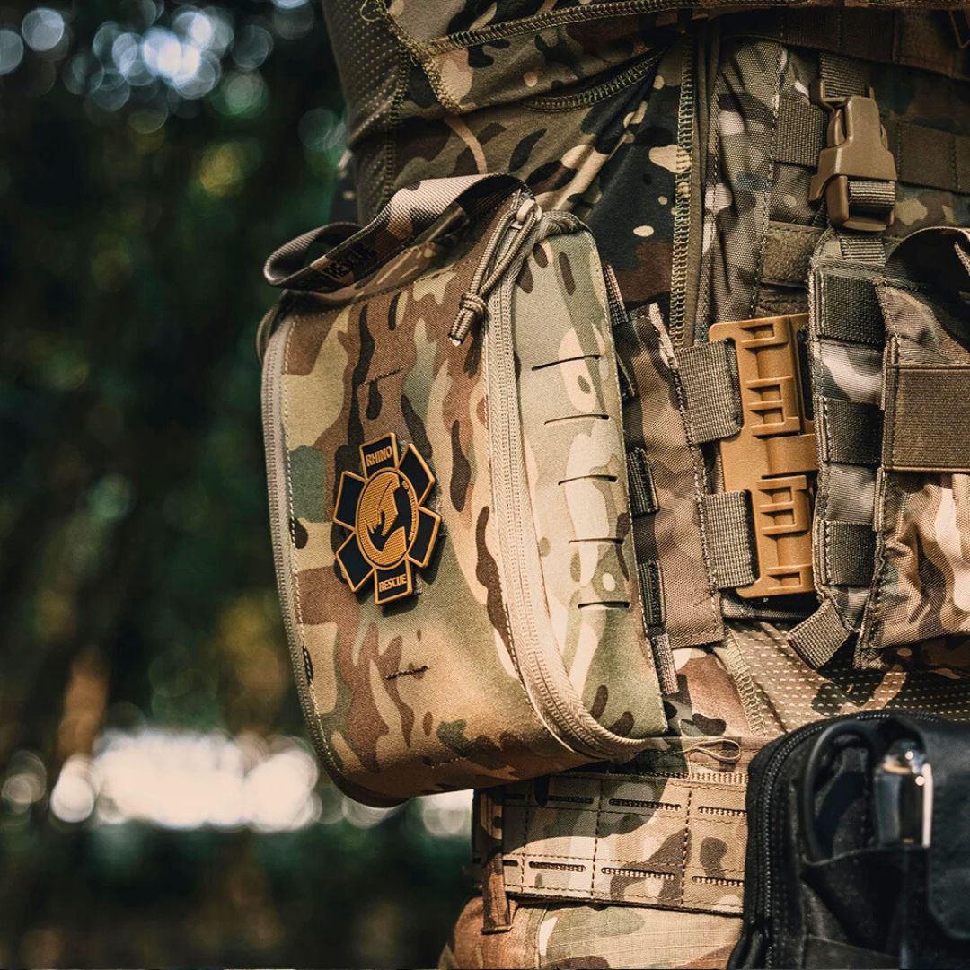 Rhino Rescue Taktisches Erste-Hilfe-Set, IFAK mit Molle, Survival Tasche Überleben - Argo-Odyssee