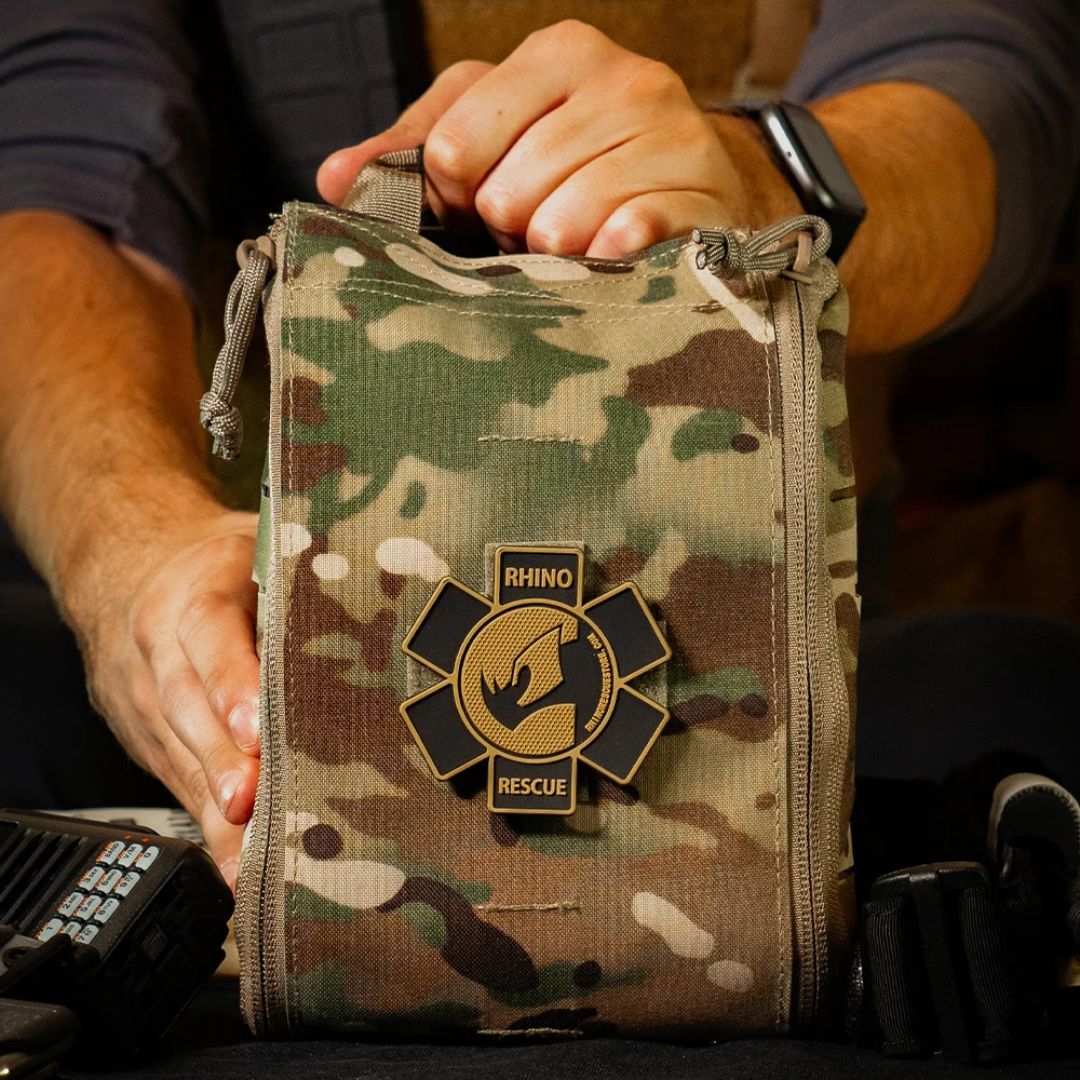 Rhino Rescue Taktisches Erste-Hilfe-Set, IFAK mit Molle, Survival Tasche Überleben - Argo-Odyssee