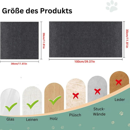 Selbstklebende Kratzmatte für Katzen, zuschneidbar, Kratzteppich, Haustiere - Argo-Odyssee
