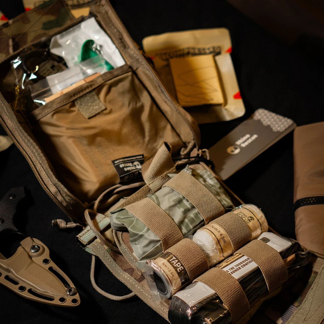 Rhino Rescue Taktisches Erste-Hilfe-Set, IFAK mit Molle, Survival Tasche Überleben - Argo-Odyssee