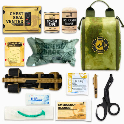 Rhino Rescue Taktisches Erste-Hilfe-Set, IFAK mit Molle, Survival Tasche Überleben - Argo-Odyssee