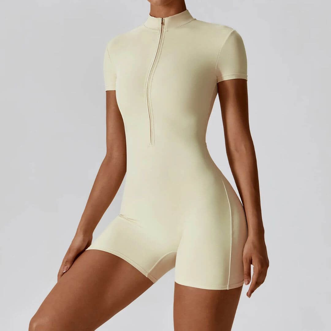 Eleganter Sommer-Yoga-Bodysuit für Frauen – Perfekt für Fitness und Tanz - Argo-Odyssee
