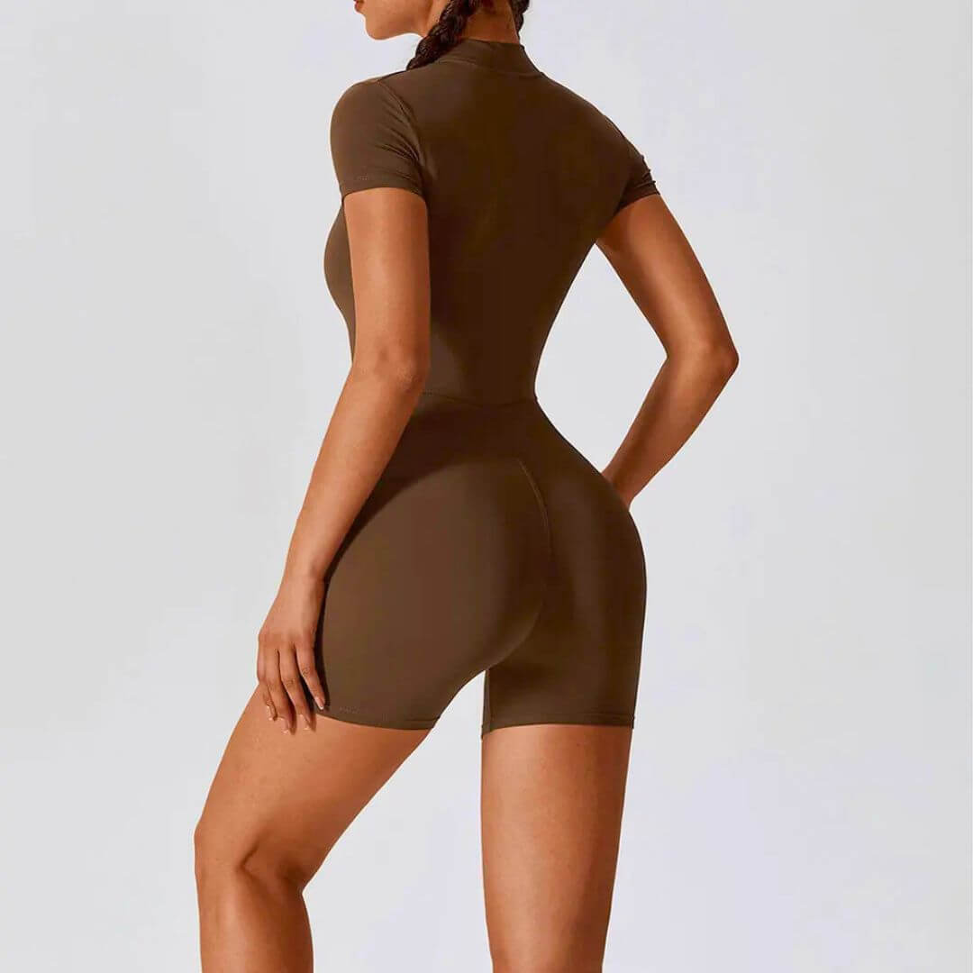 Eleganter Sommer-Yoga-Bodysuit für Frauen – Perfekt für Fitness und Tanz - Argo-Odyssee