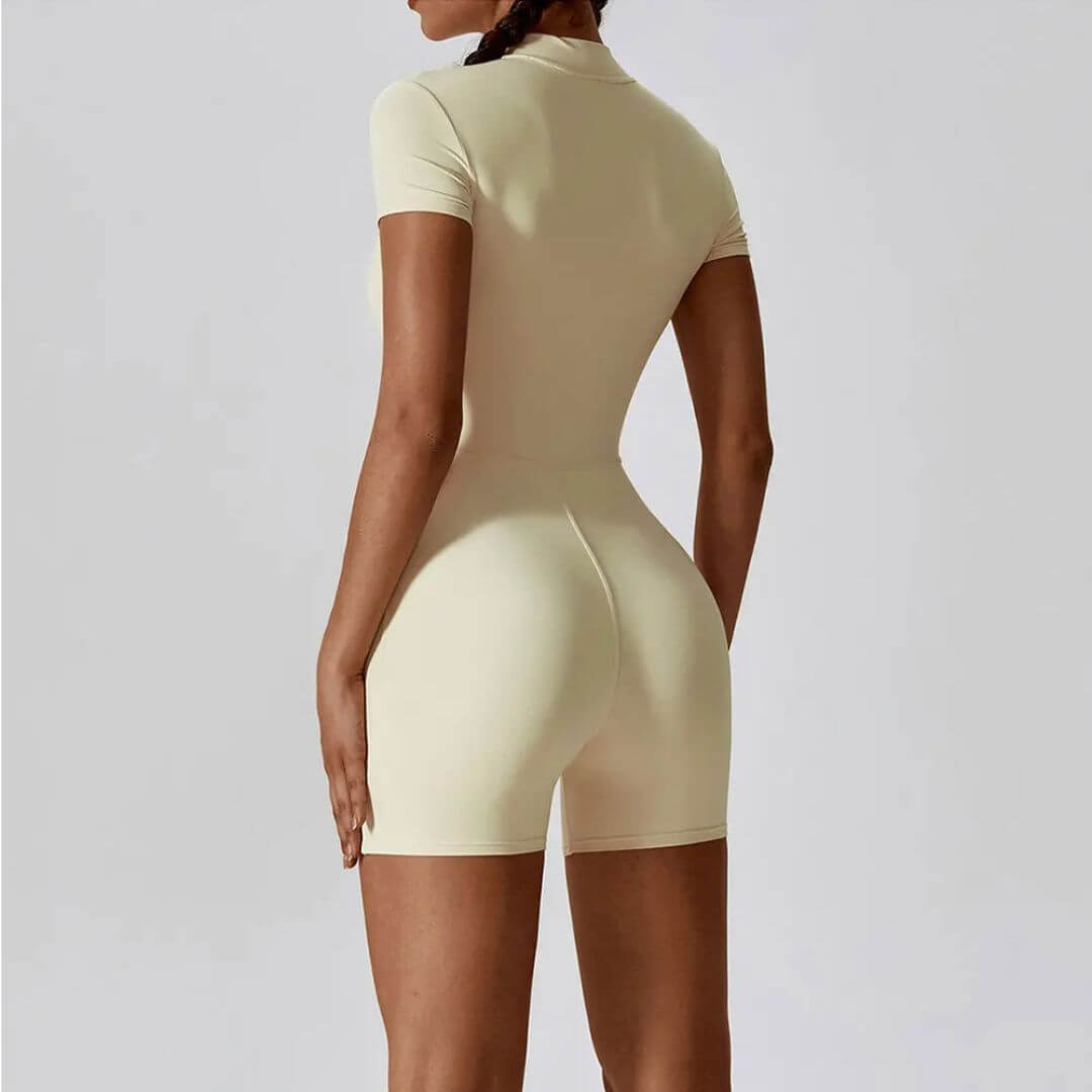 Eleganter Sommer-Yoga-Bodysuit für Frauen – Perfekt für Fitness und Tanz - Argo-Odyssee