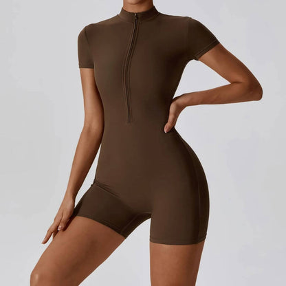 Eleganter Sommer-Yoga-Bodysuit für Frauen – Perfekt für Fitness und Tanz - Argo-Odyssee