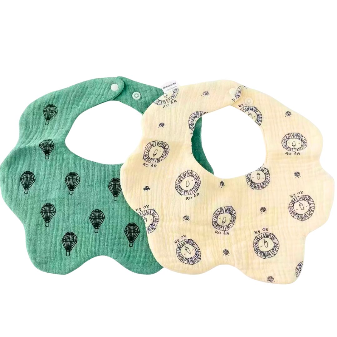 Baby Wasserdicht und aus Baumwolle, Neugeborenen-Burptücher für Jungen und Mädchen, weich und saugfähig - Argo-Odyssee