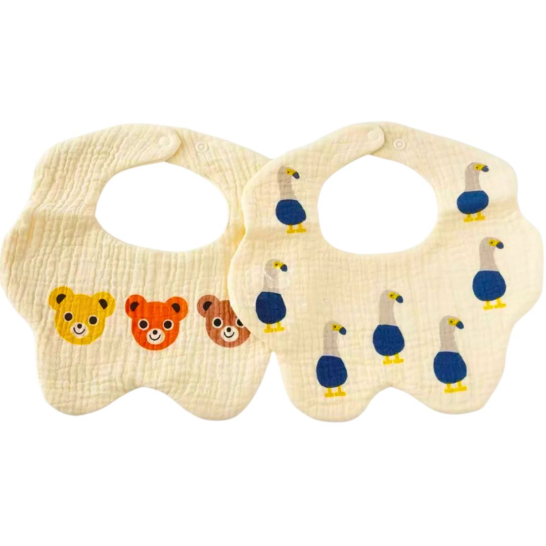 Baby Wasserdicht und aus Baumwolle, Neugeborenen-Burptücher für Jungen und Mädchen, weich und saugfähig - Argo-Odyssee